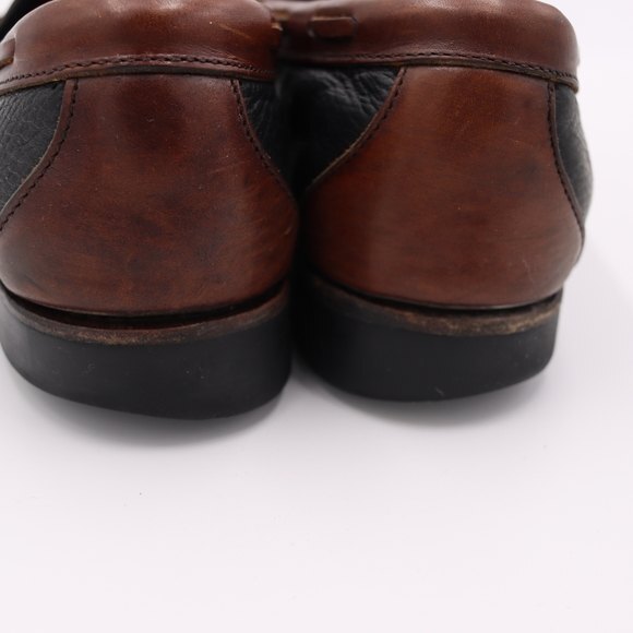 Allen Edmonds Nashua Brown & Black Tassel Loafers Mens 10.5 - Picture 13 of 15